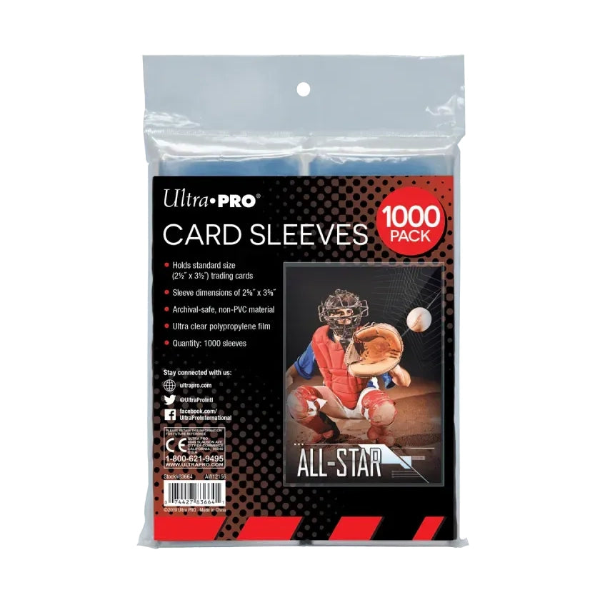 Ultra PRO – Clear Soft Penny Sleeves (1000-Pack)