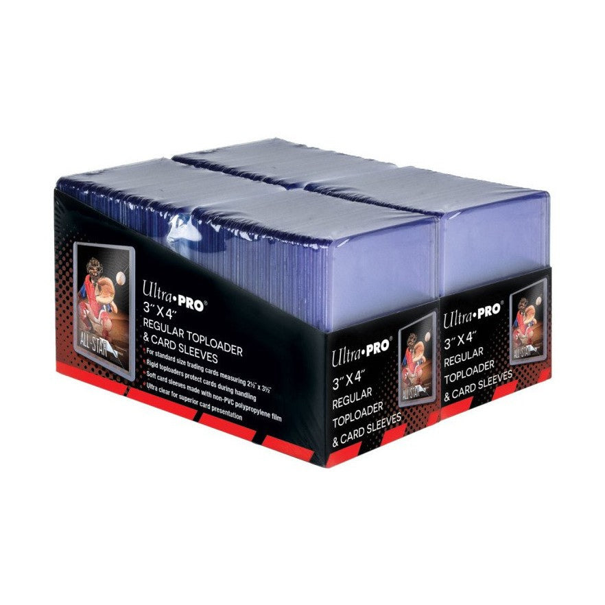 Ultra PRO – Standard Toploaders & Clear Sleeves Bundle (200 + 200 Count)
