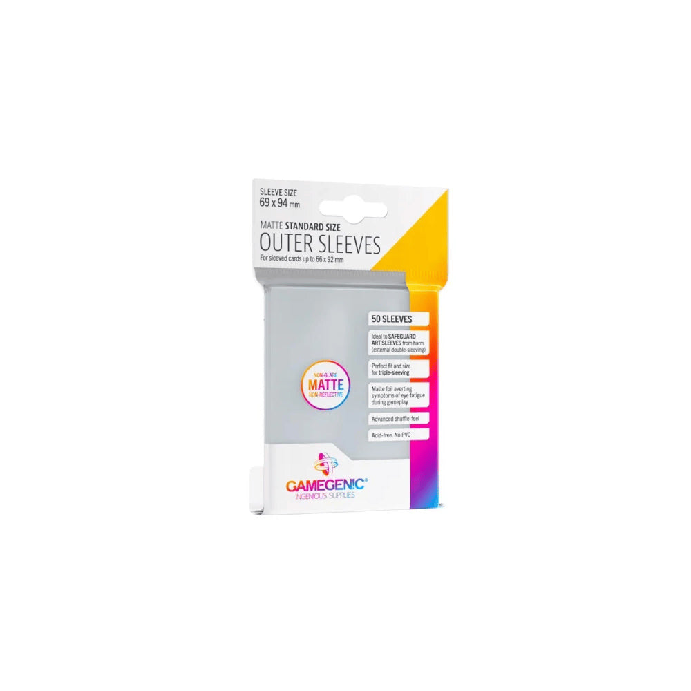 Gamegenic - Matte Outer Sleeves - Standard Size (50 PCS)