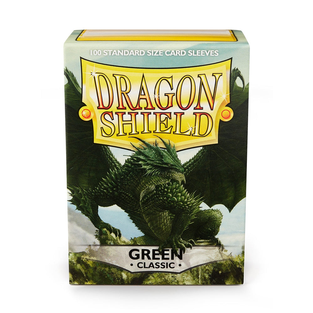 Dragon Shield – Standard Size Classic Sleeves: Green (100-Pack)