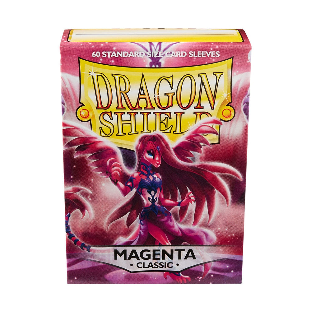 Dragon Shield – Standard Size Classic Sleeves: Magenta (60-Pack)