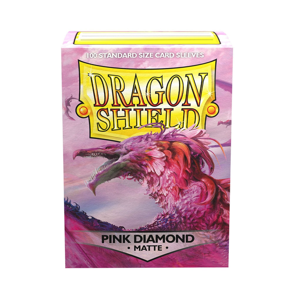 Dragon Shield – Standard Size Matte Sleeves: Pink Diamond (100-Pack)