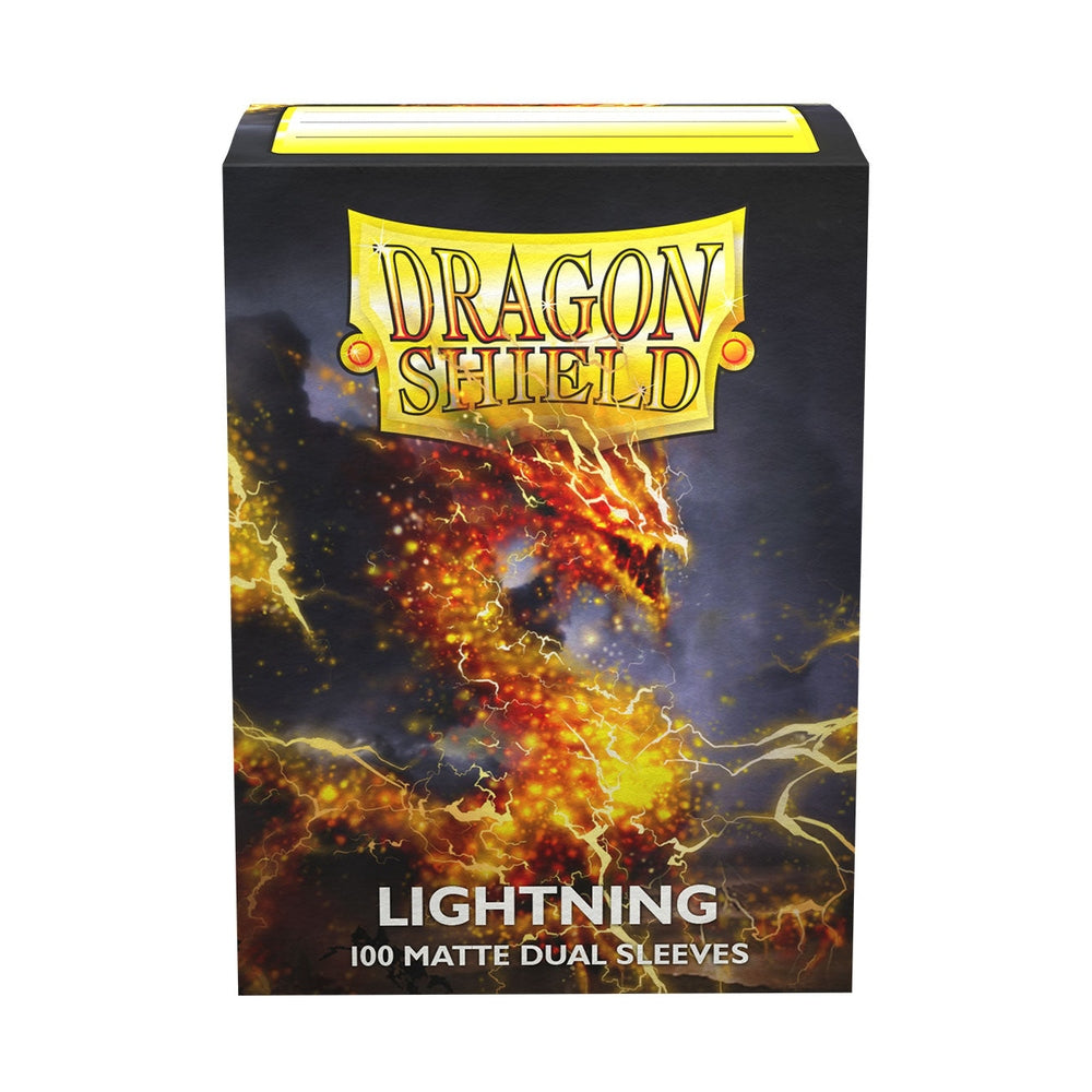 Dragon Shield – Standard Size Dual Matte Sleeves: Lightning (100-Pack)