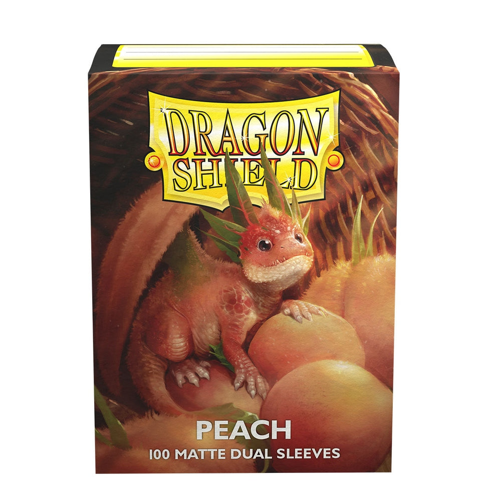 Dragon Shield – Standard Size Dual Matte Sleeves: Peach (100-Pack)