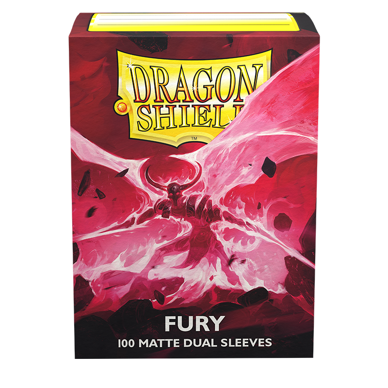 Dragon Shield – Standard Size Dual Matte Sleeves: Fury (100-Pack)