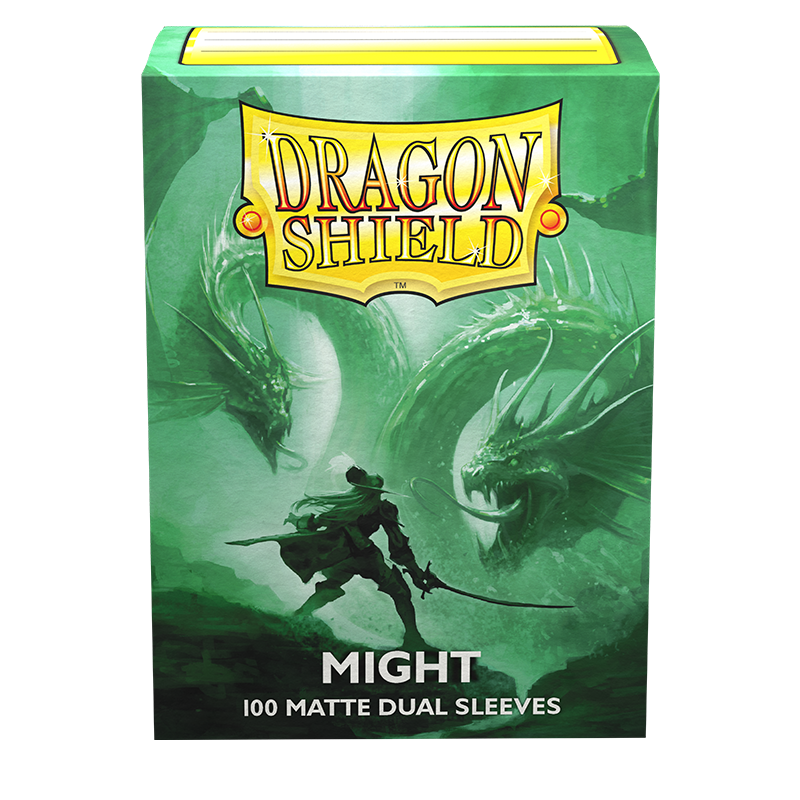 Dragon Shield – Standard Size Dual Matte Sleeves: Might (100-Pack)