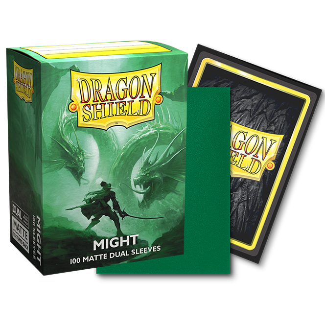 Dragon Shield – Standard Size Dual Matte Sleeves: Might (100-Pack)