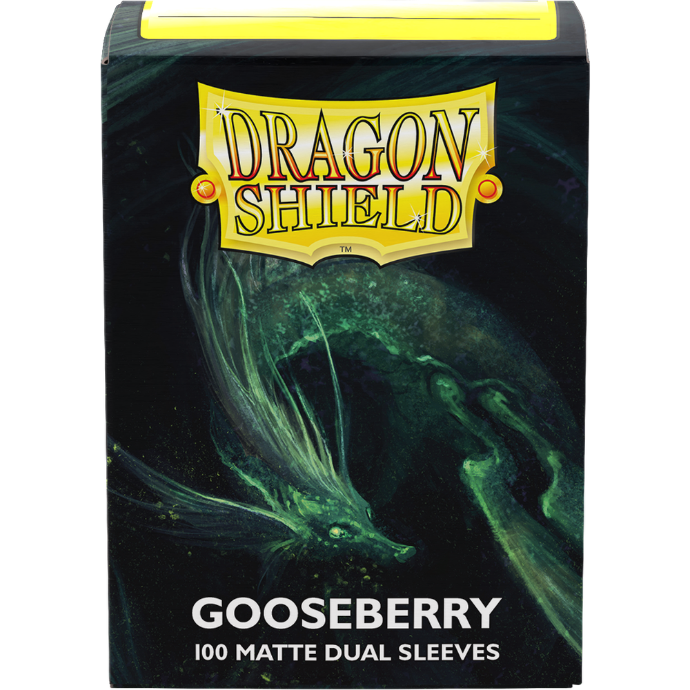 Dragon Shield – Standard Size Dual Matte Sleeves: Gooseberry (100-Pack)