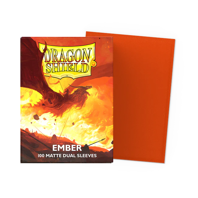 Dragon Shield: Ember - Matte Dual Sleeves - Standard Size