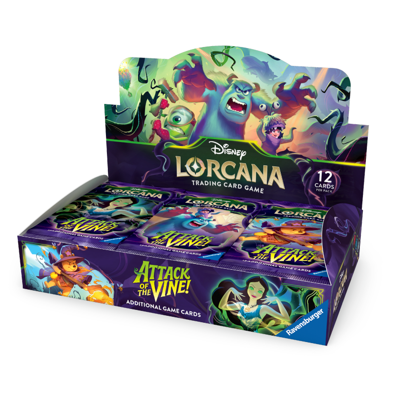 Disney Lorcana – Attack of the Vine! Booster Display (24 Packs) EN