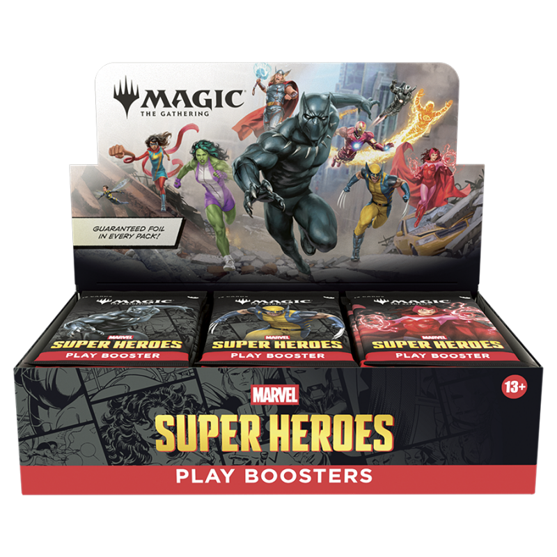 Magic: The Gathering® | Marvel Super Heroes Play Booster Display