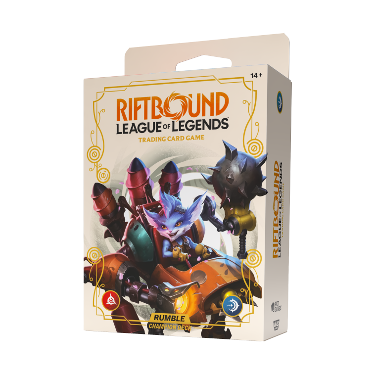 Riftbound: League of Legends TCG – Spiritforged Champion Deck: Rumble Display (4 Decks) – EN