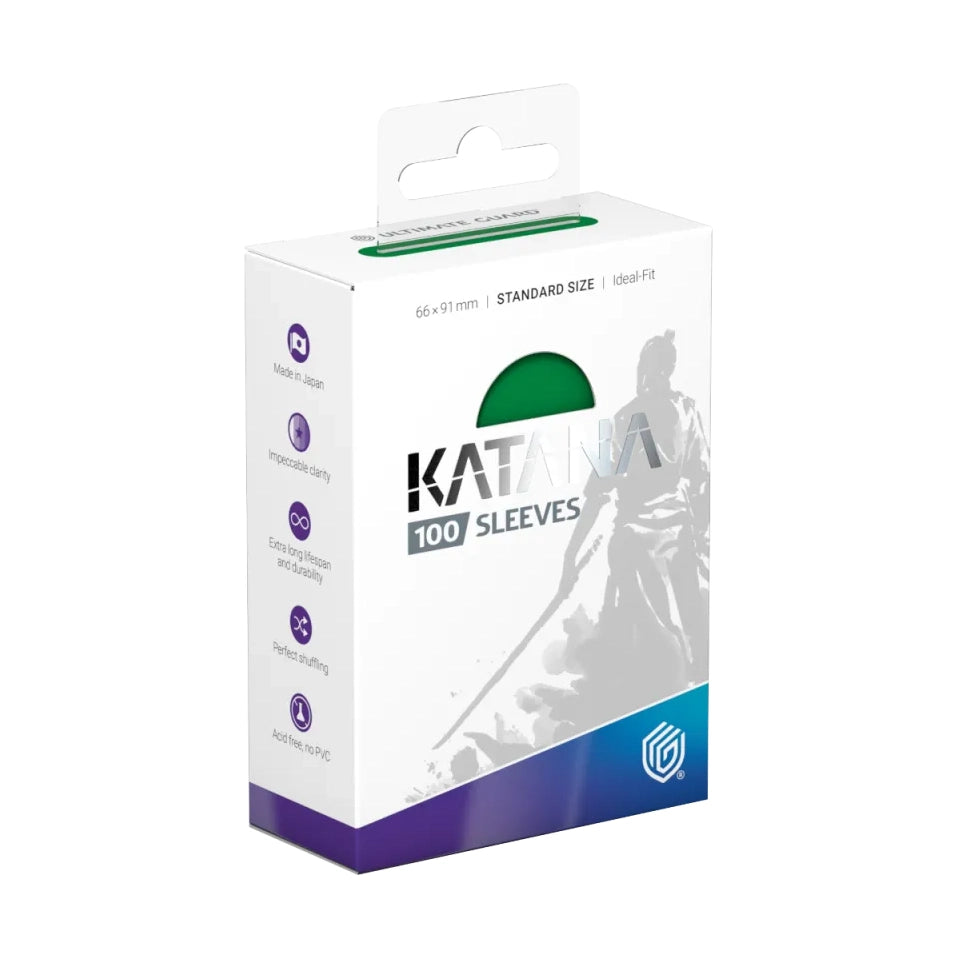 Ultimate Guard – Katana Sleeves Standard Size (100-Pack) – Jade Garden