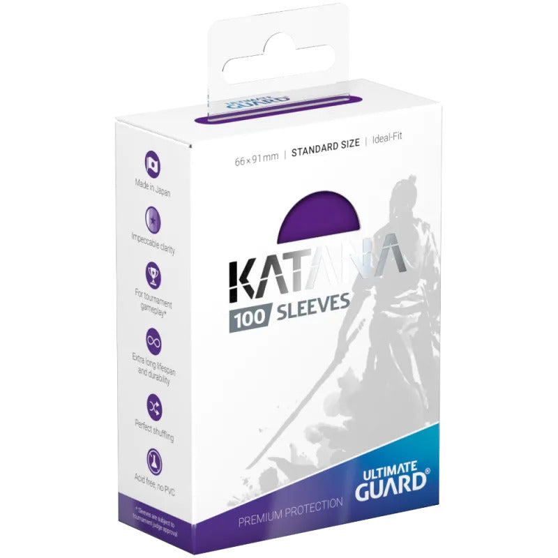 Ultimate Guard – Katana Sleeves Standard Size (100-Pack) – Purple