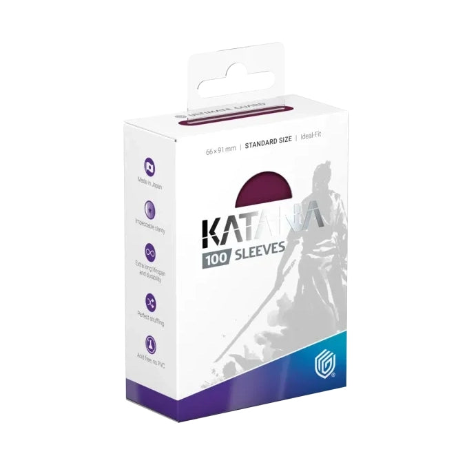 Ultimate Guard – Katana Sleeves Standard Size (100-Pack) – Radiant Plum