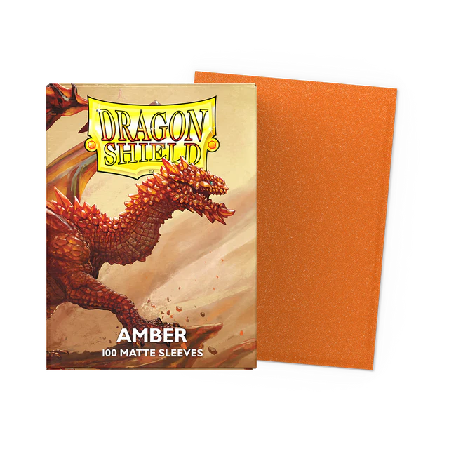 Dragon Shield: Amber - Matte Sleeves - Standard Size