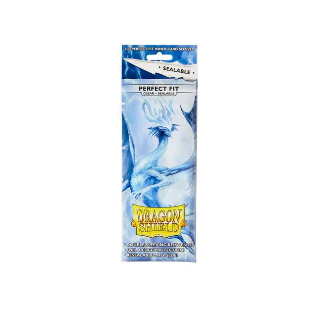 Dragon Shield: Clear - Sealable Perfect Fit Sleeves - Standard Size