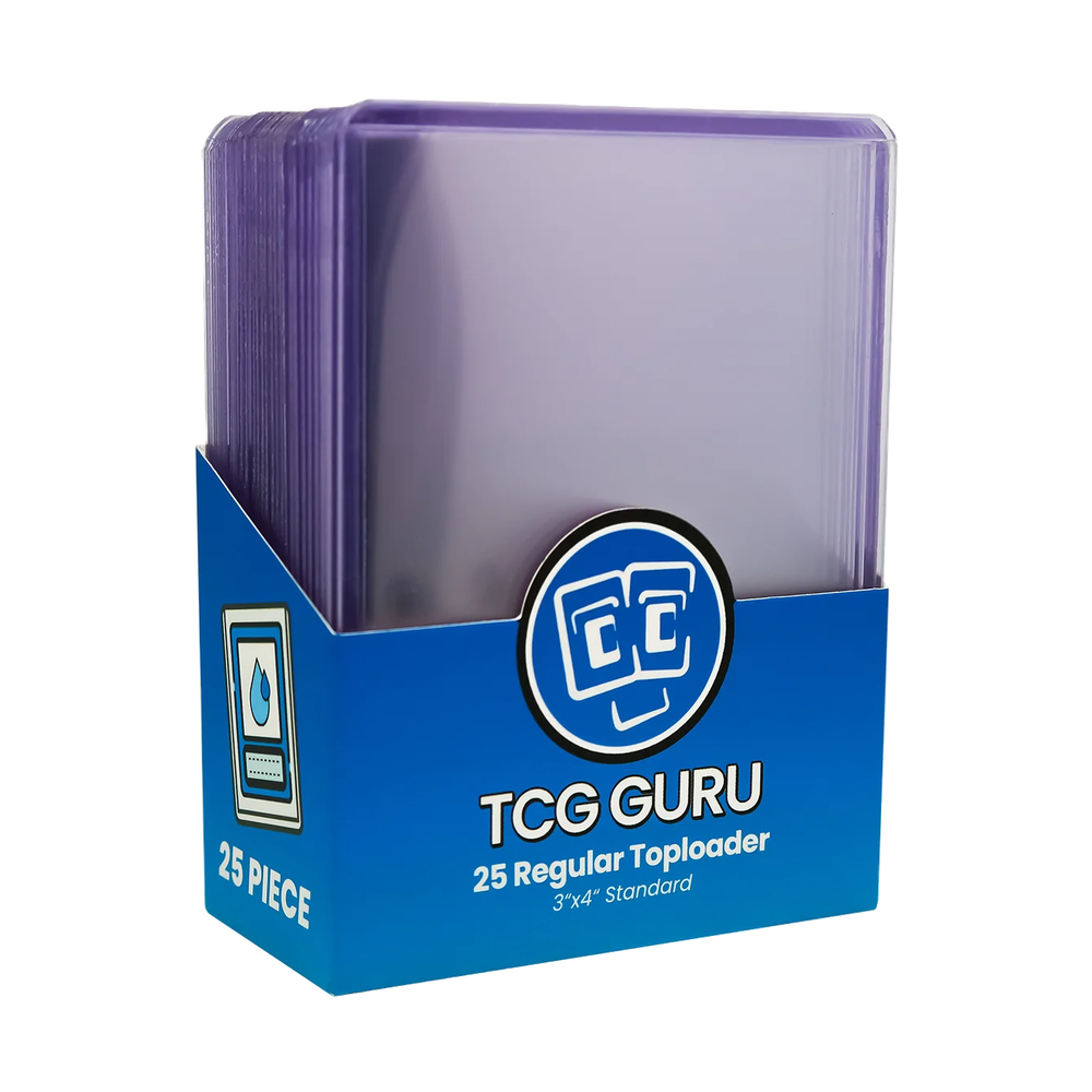 TCG Guru® – Regular Toploader 3" × 4" (25-Pack)
