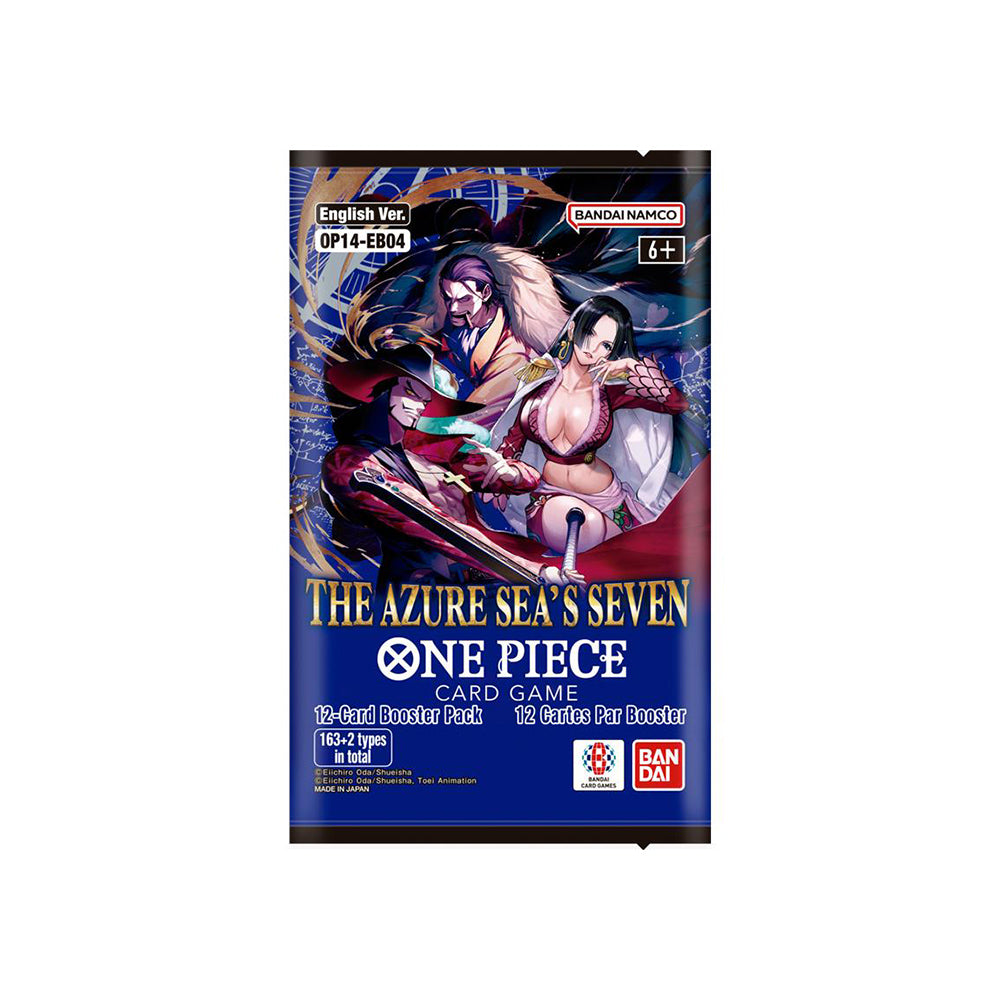 One Piece Card Game [OP-14 EB-04] The Azure Sea's Seven display