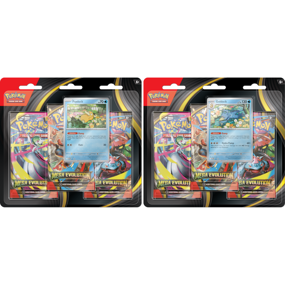 Pokémon TCG: Mega Evolution – 3-Pack Blister Display