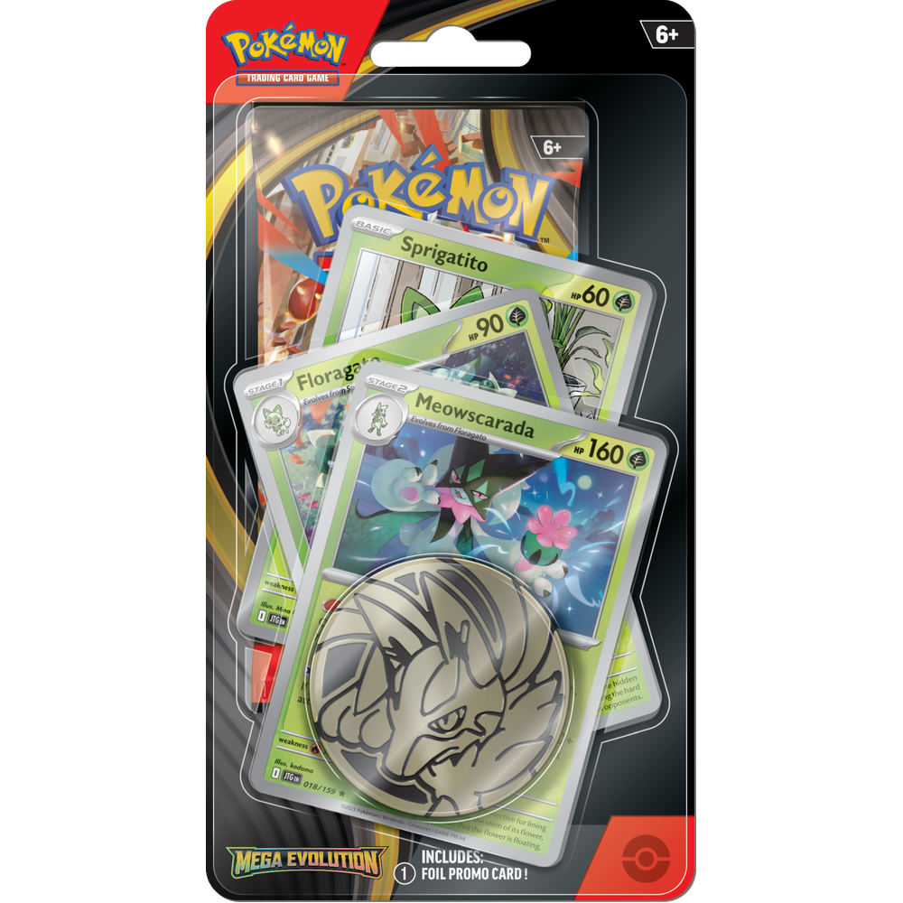 Pokémon TCG: Mega Evolution – Premium Checklane Blister Display