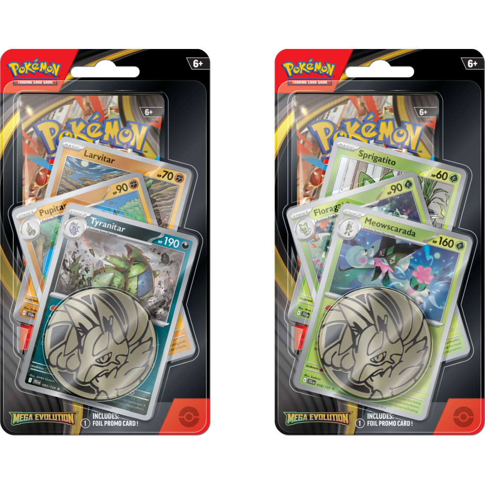 Pokémon TCG: Mega Evolution – Premium Checklane Blister Display