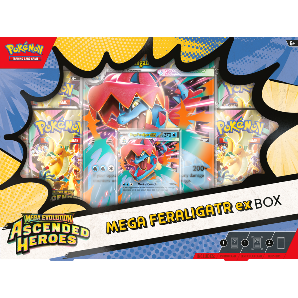 Pokémon TCG: Mega Evolution – Ascended Heroes – Mega ex Box Display