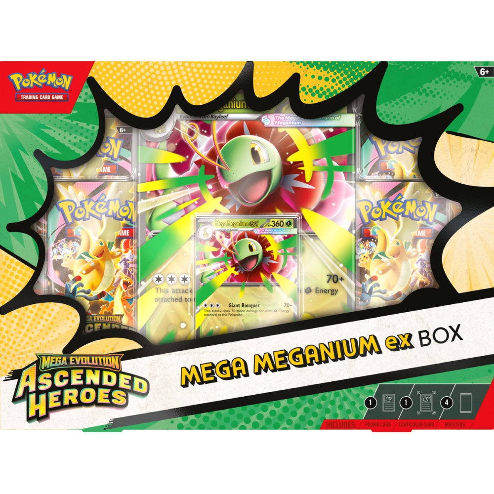 Pokémon TCG: Mega Evolution – Ascended Heroes – Mega ex Box Display