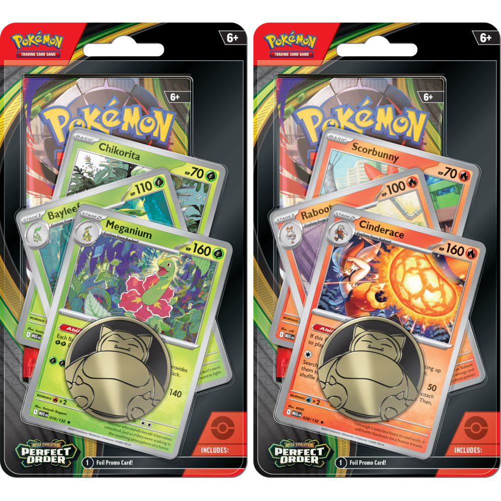 Pokémon TCG: Mega Evolution – Perfect Order – Premium Checklane Blister Display