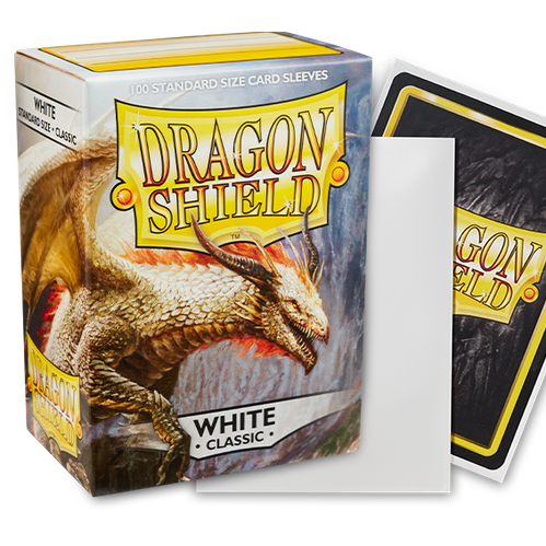 Dragon Shield – Standard Size Classic Sleeves: White (100-Pack)
