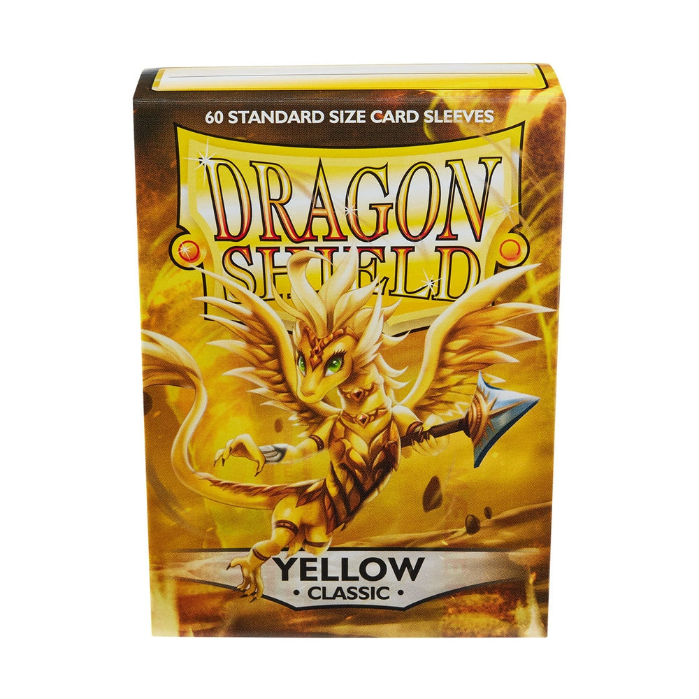 Dragon Shield – Standard Size Classic Sleeves: Yellow (60-Pack)