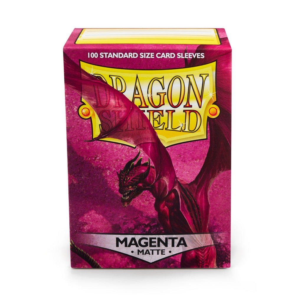 Dragon Shield – Standard Size Matte Sleeves: Magenta (100-Pack)