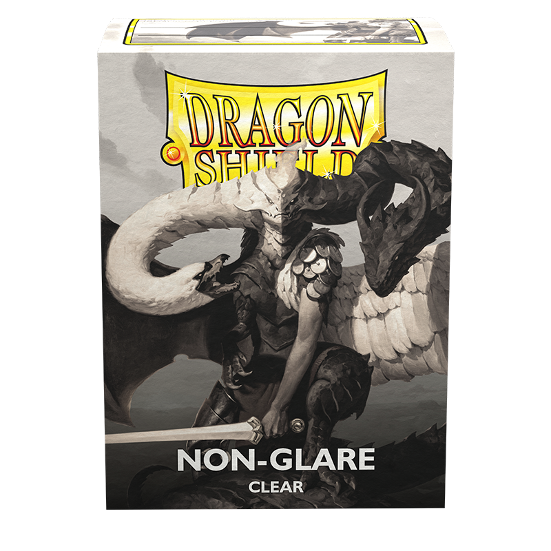 Dragon Shield – Standard Size Non-Glare Clear V2 [Matte] Sleeves (100-Pack)