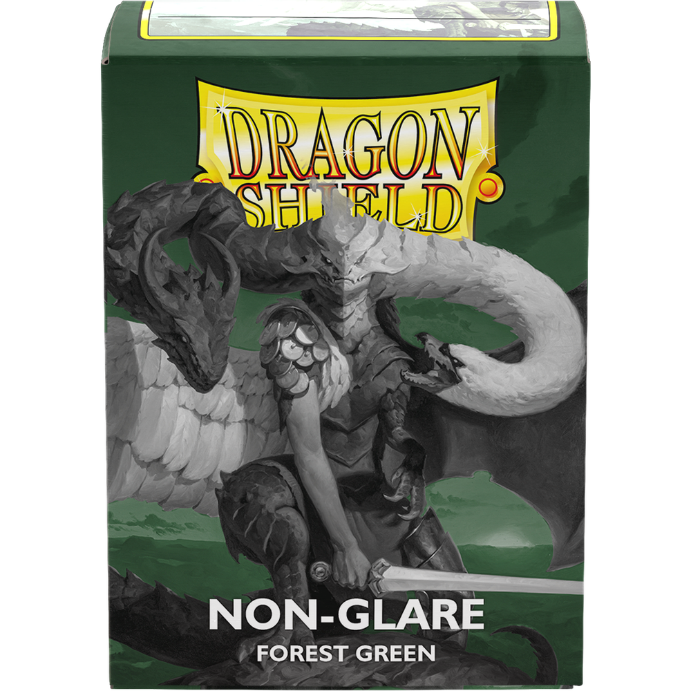 Dragon Shield – Standard Size Non-Glare Forest Green [Matte] Sleeves (100-Pack)