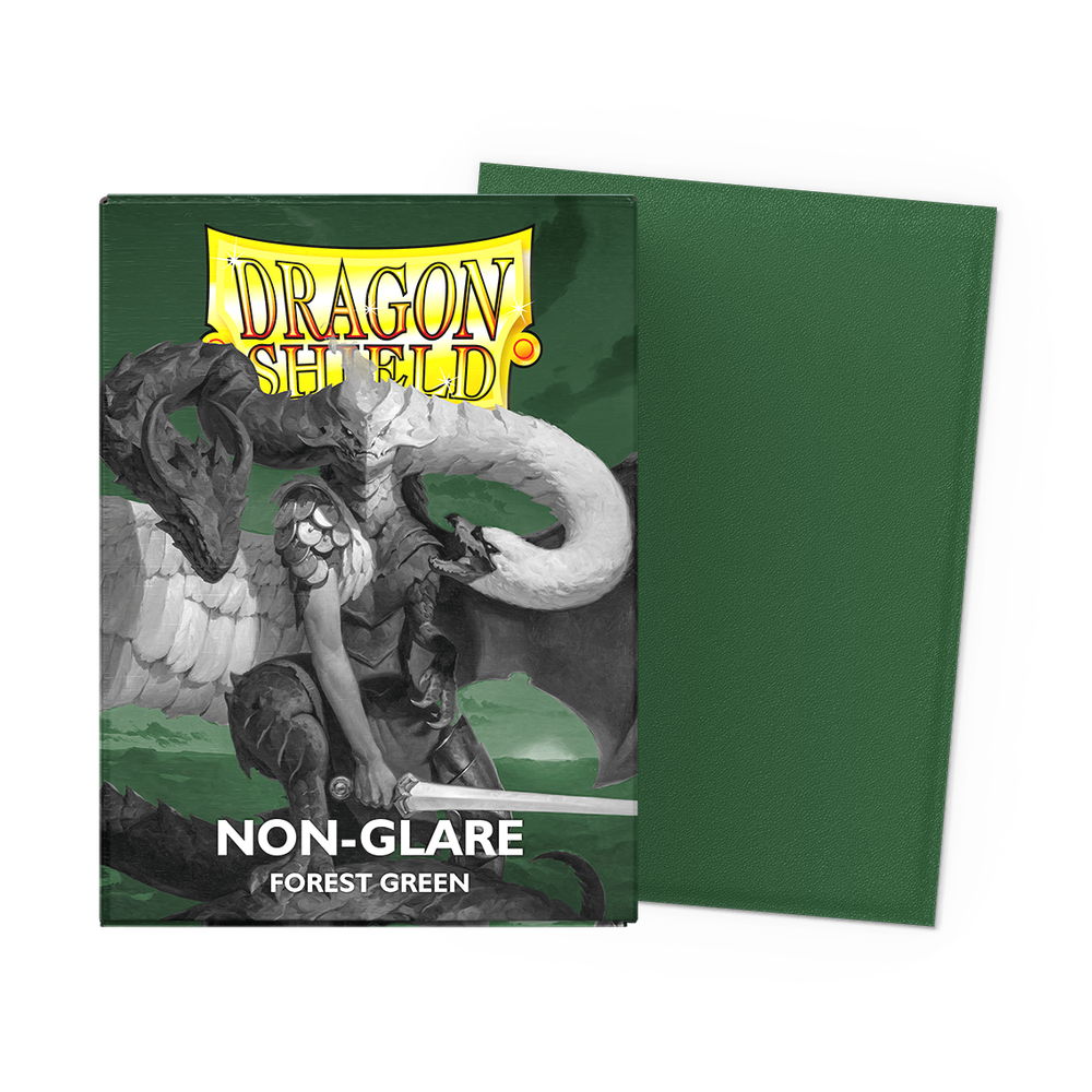 Dragon Shield – Standard Size Non-Glare Forest Green [Matte] Sleeves (100-Pack)