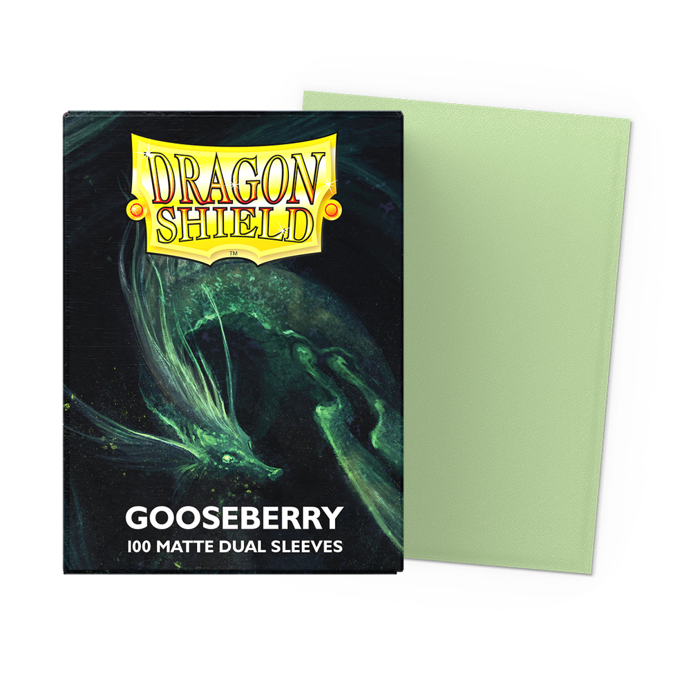Dragon Shield – Standard Size Dual Matte Sleeves: Gooseberry (100-Pack)