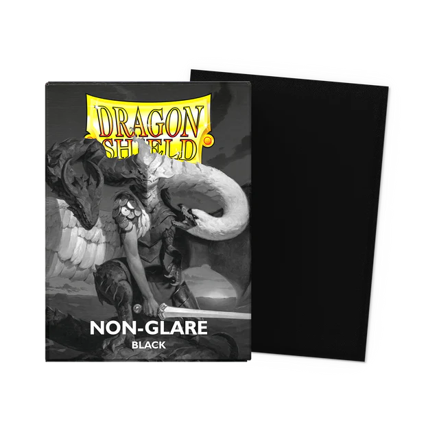 Dragon Shield: Black - Non-Glare - Matte Sleeves - Standard Size