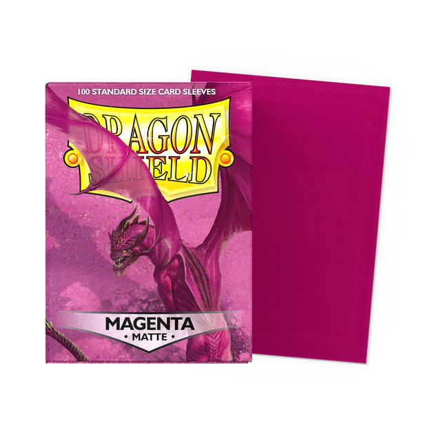 Dragon Shield: Magenta - Matte Sleeves - Standard Size