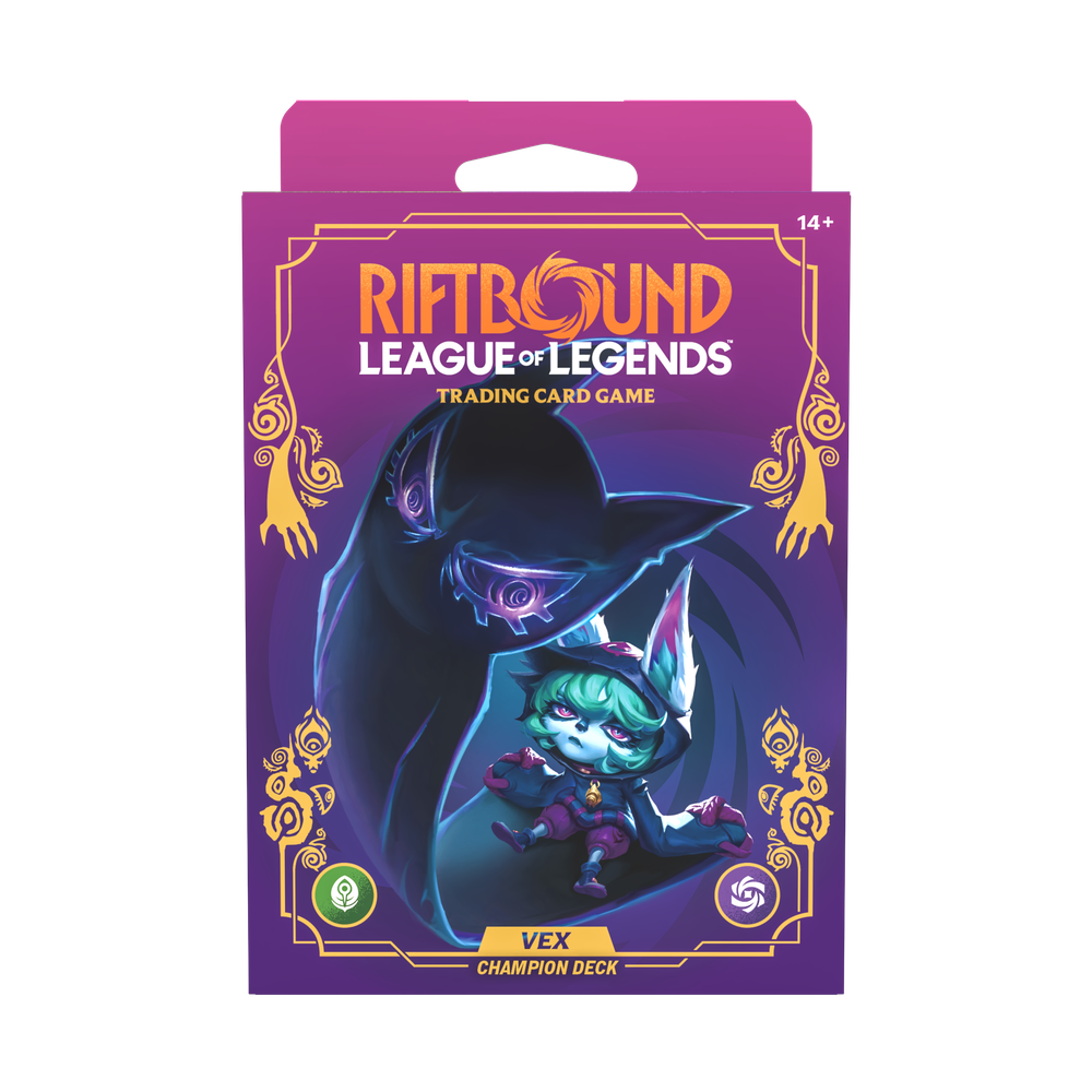 Riftbound: League of Legends TCG – Unleashed Champion Deck: Vex Display (4 Decks) – EN