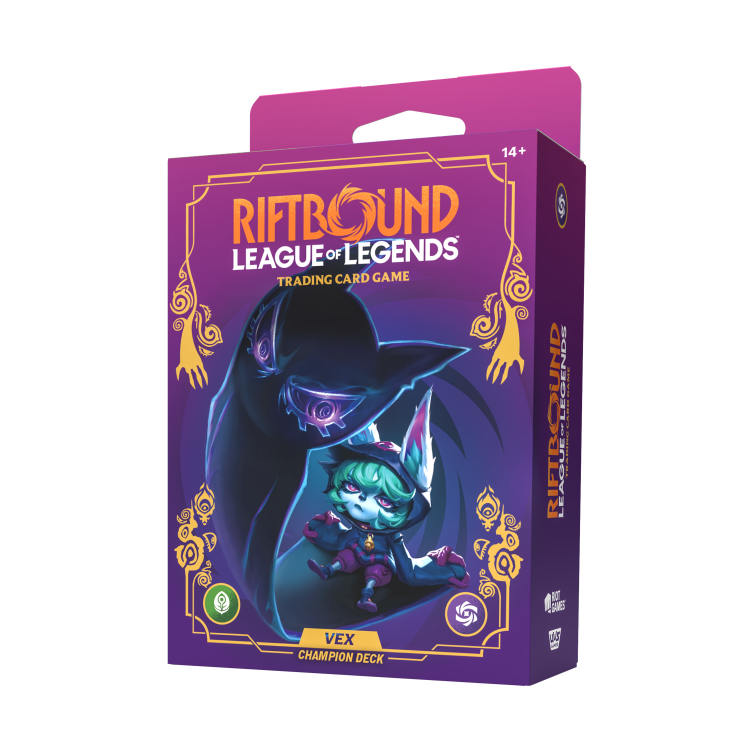 Riftbound: League of Legends TCG – Unleashed Champion Deck: Vex Display (4 Decks) – EN