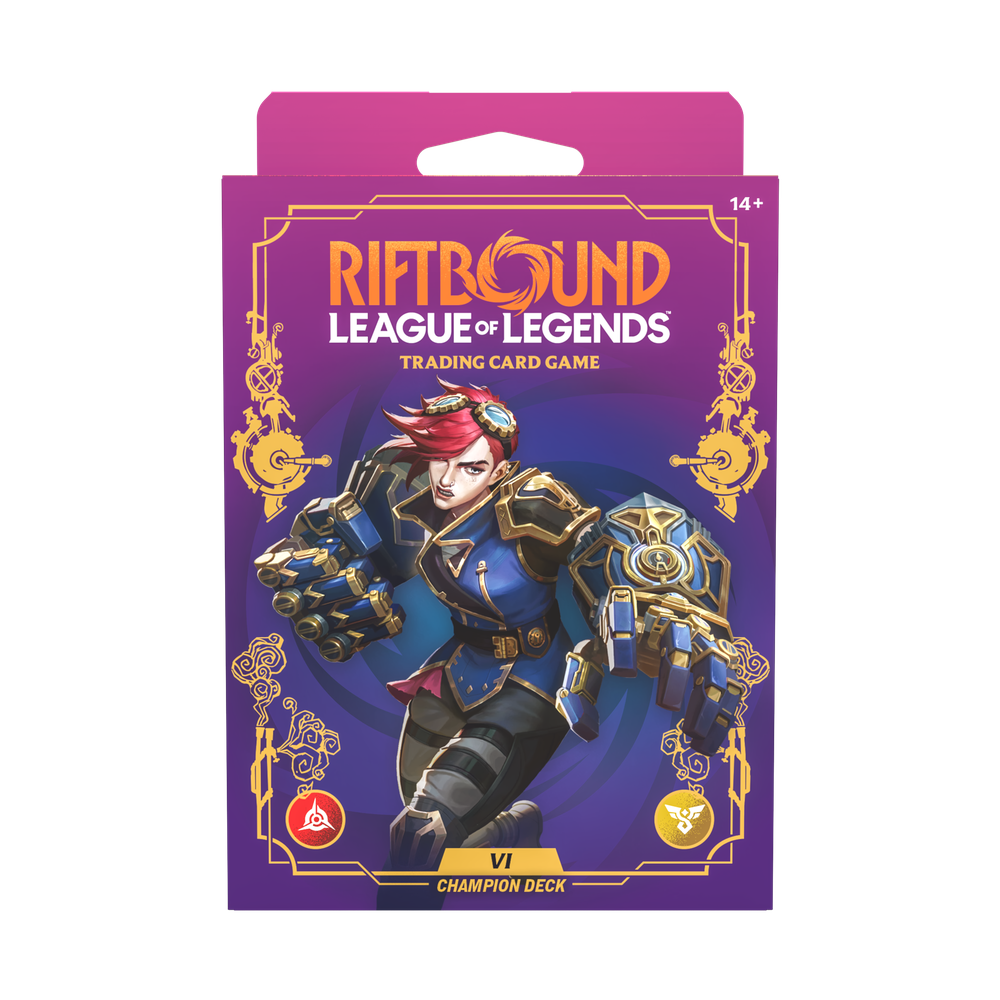 Riftbound: League of Legends TCG – Unleashed Champion Deck: Vi Display (4 Decks) – EN