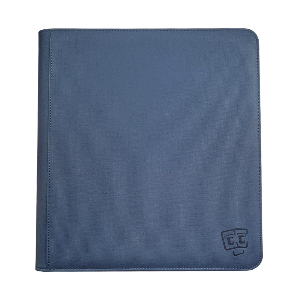 TCG Guru® 12-Pocket Binder Xenon - Dark Blue (Zippered)