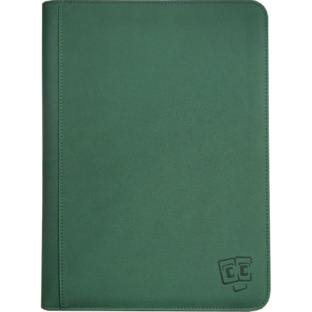 TCG Guru® 9-Pocket Binder Xenon - Green (Zippered)