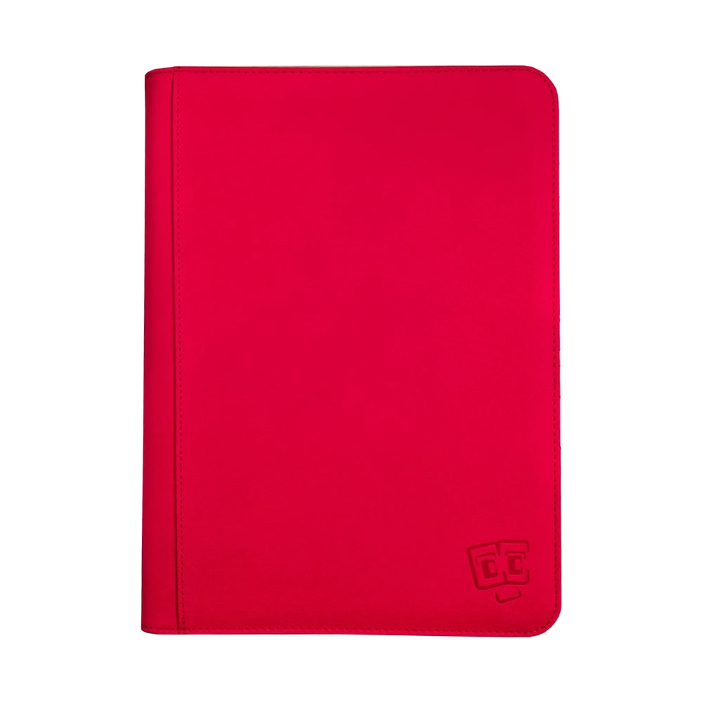 TCG Guru® 9-Pocket Binder Xenon - Red (Zippered)